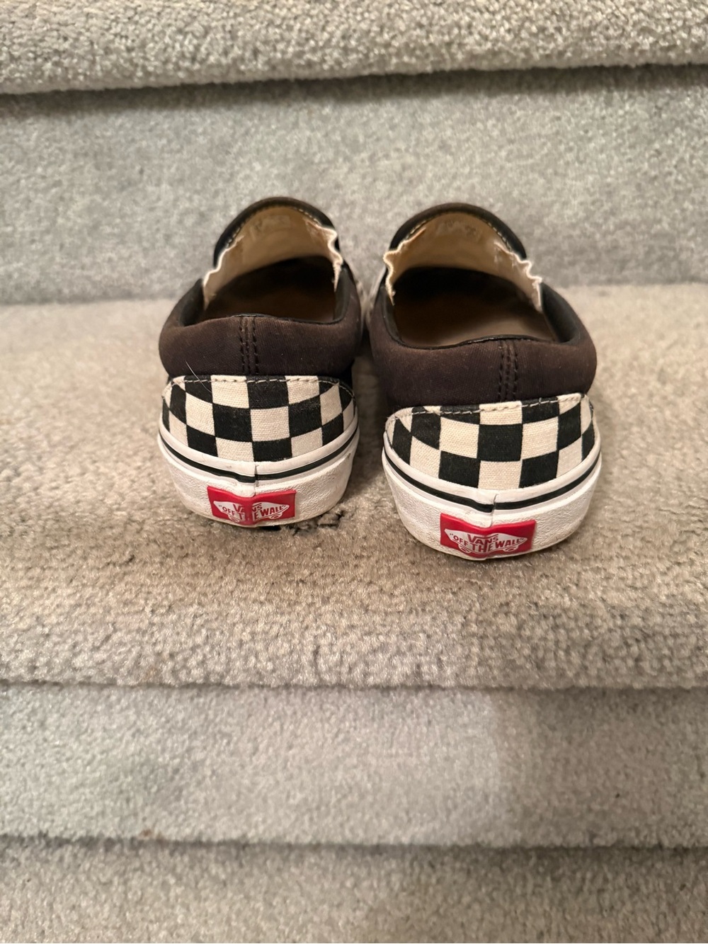 Vans Custom Checkered Shoe size 8 - Picture 3 of 4